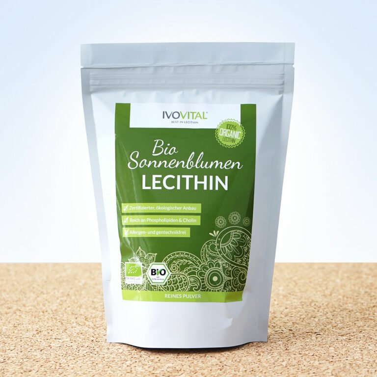 Bio Sonnenblumen Lecithin Pulver Vegan & allergenfrei IVOVITAL Shop